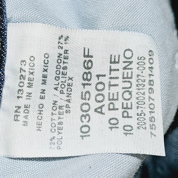 LEE Relaxed Fit Straight Leg Jeans High-Rise Stretch Women's Size 10P Casual - Picture 5 of 5